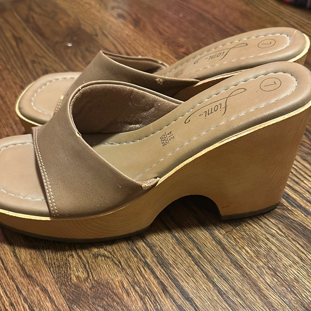 Vintage wedged heels